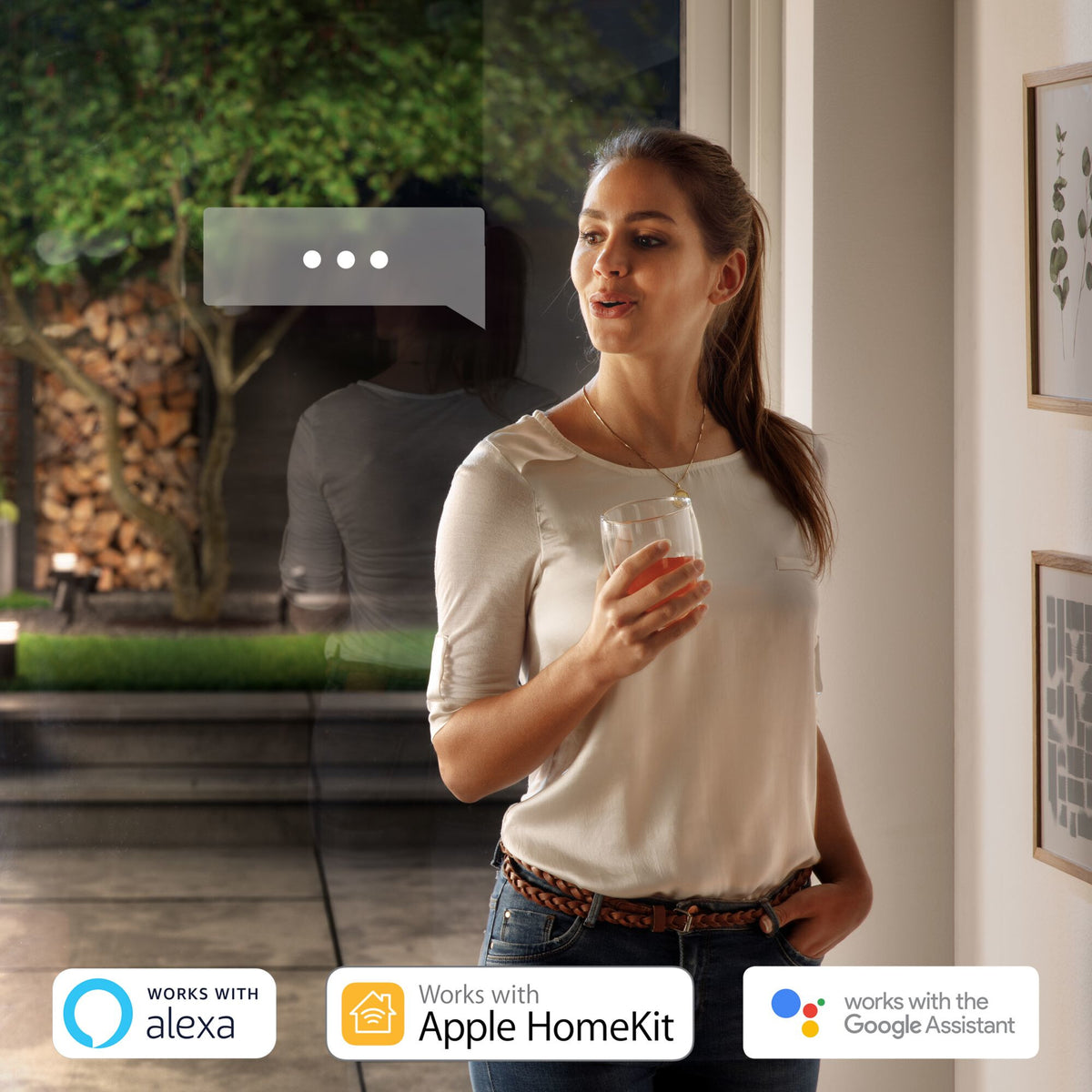 Philips Hue Nyro Outdoor wall light - White and colour ambiance