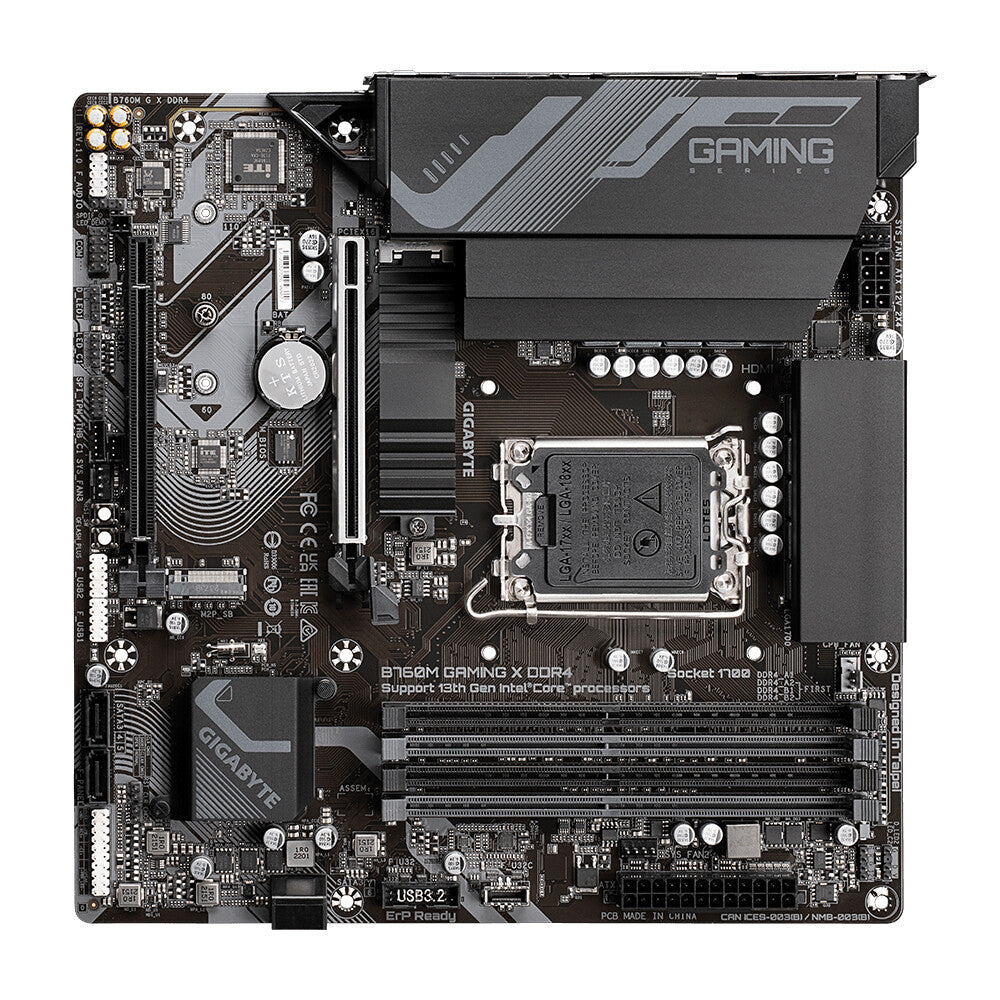 Gigabyte B760M GAMING X DDR4 micro ATX motherboard - Intel B760 LGA 1700