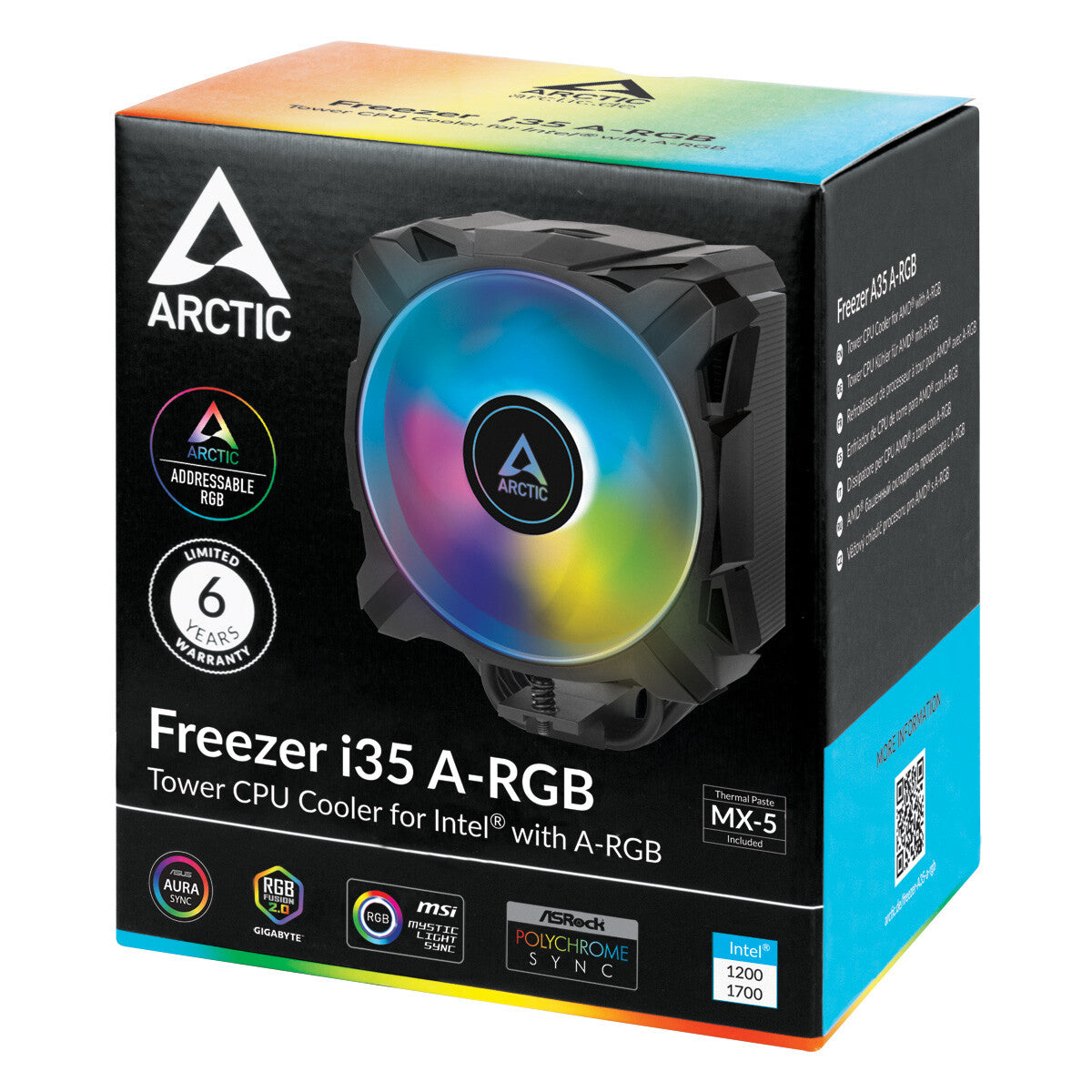 ARCTIC Freezer i35 A-RGB - Processor Air Cooler - 120mm