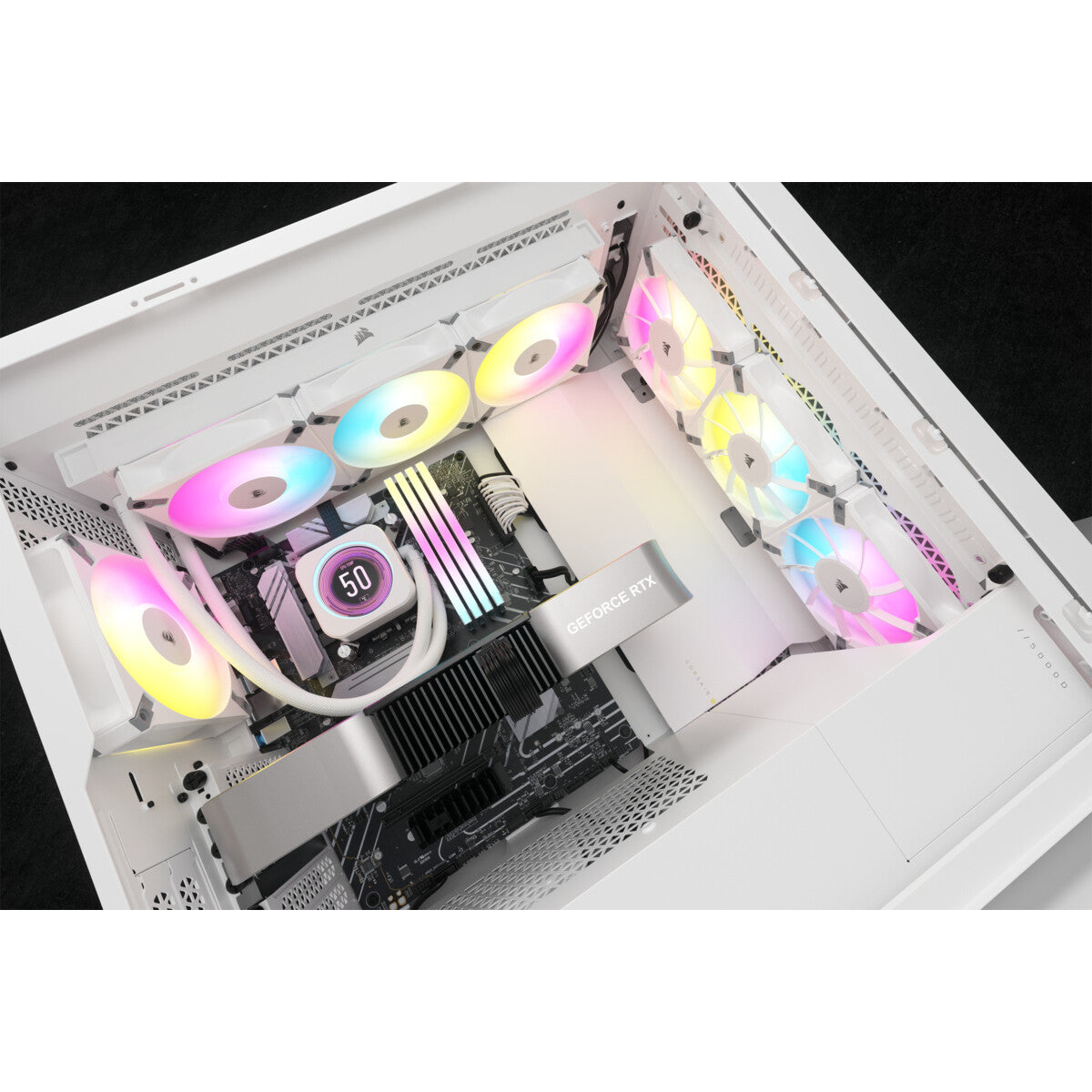 Corsair iCUE H150i ELITE XT - All-in-one Liquid Processor Cooler in White - 360mm