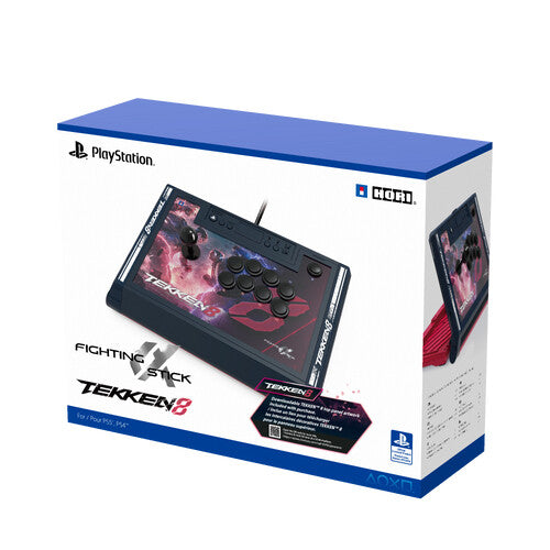 Hori Fighting Stick Alpha (Tekken 8 Edition) - USB Wired Flightstick Gamepad for  PC / PS4 / PS5