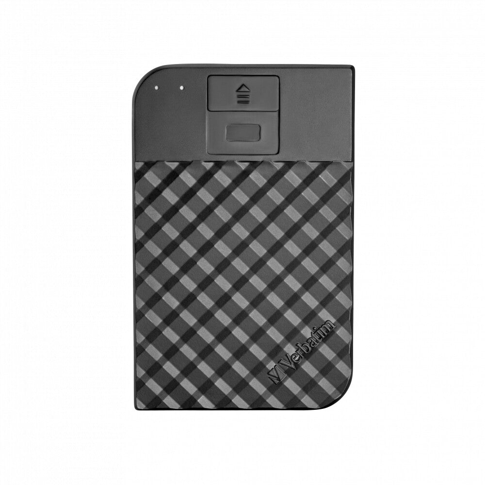 Verbatim Fingerprint Secure Portable Hard Drive in Black - 1 TB