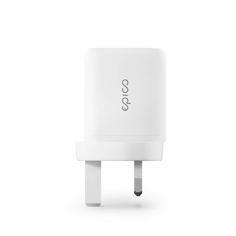 Epico 45W Dual Charger - 2 x USB Type-C Fast Charging UK Plug