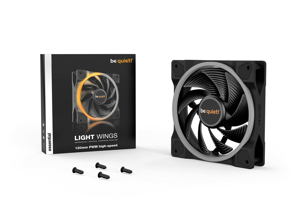 be quiet! Light Wings ARGB PWM High Speed - Computer Case Fan - 120mm