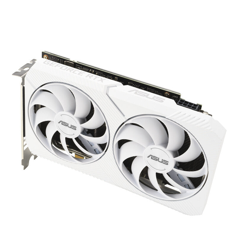 ASUS Dual OC White - NVIDIA 8 GB GDDR6 GeForce RTX 3060 graphics card