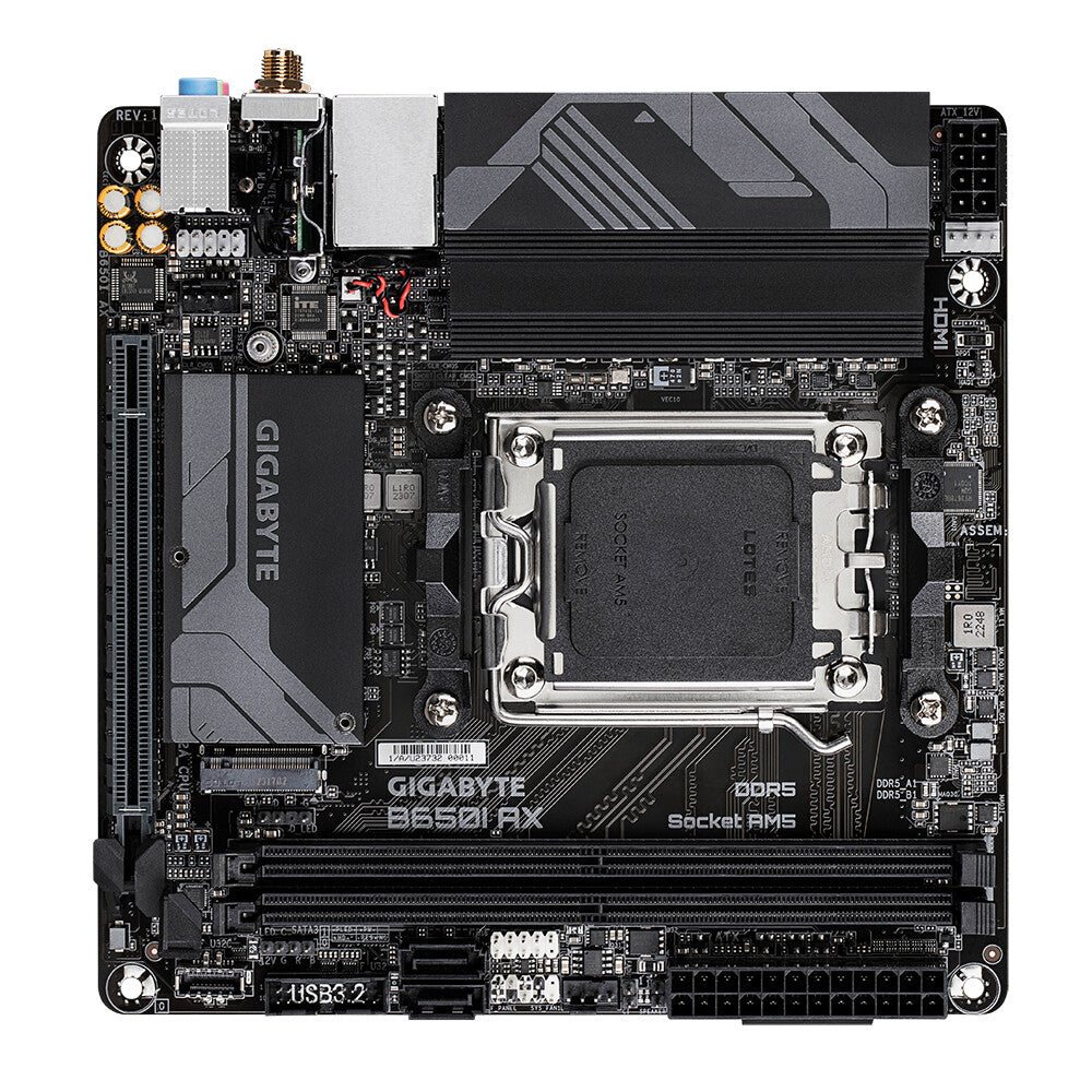 GIGABYTE B650I AX Mini-ITX motherboard - AMD B650 Socket AM5