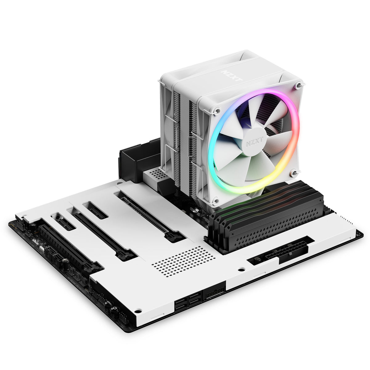 NZXT T120 RGB - Air Processor Cooler in White - 120mm