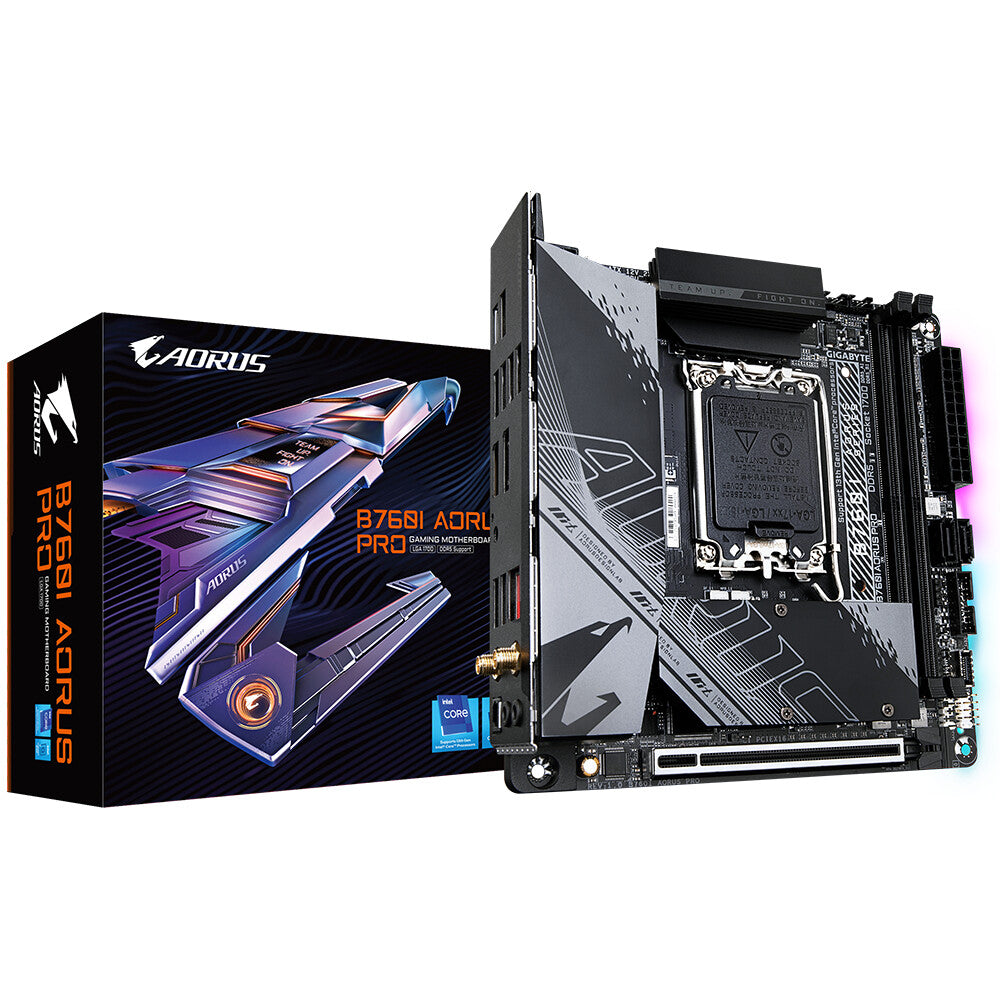 Gigabyte B760I AORUS PRO mini ITX motherboard - Intel B760 Express LGA 1700