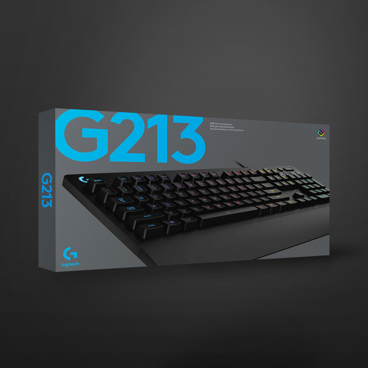 Logitech G - G213 Prodigy - USB Wired RGB Gaming Keyboard in Black (QWERTZ German)