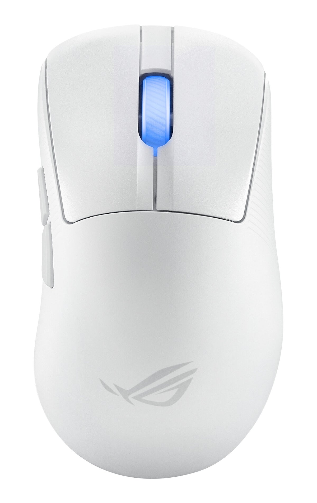 ASUS ROG Keris II Ace Wireless AimPoint - RF Wireless + Bluetooth + USB Type-A Optical Mouse in White - 42,000 DPI