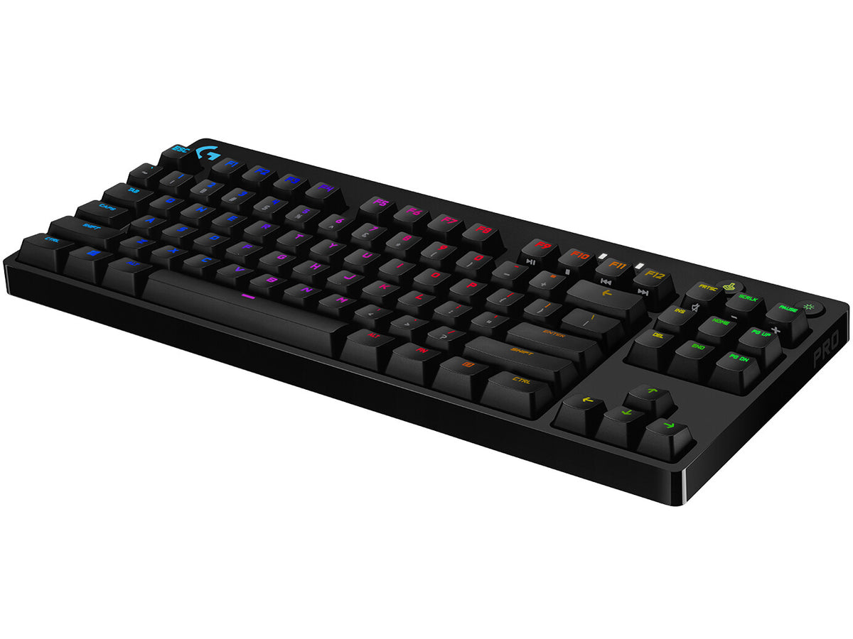 Logitech G G PRO - USB Wired RGB Mechanical TKL Gaming Keyboard in Black (QWERTY Nordic)