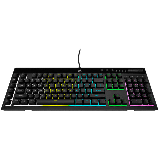 Corsair K55 RGB Pro - USB Wired RGB Mechanical Gaming keyboard in Black (UK QWERTY)