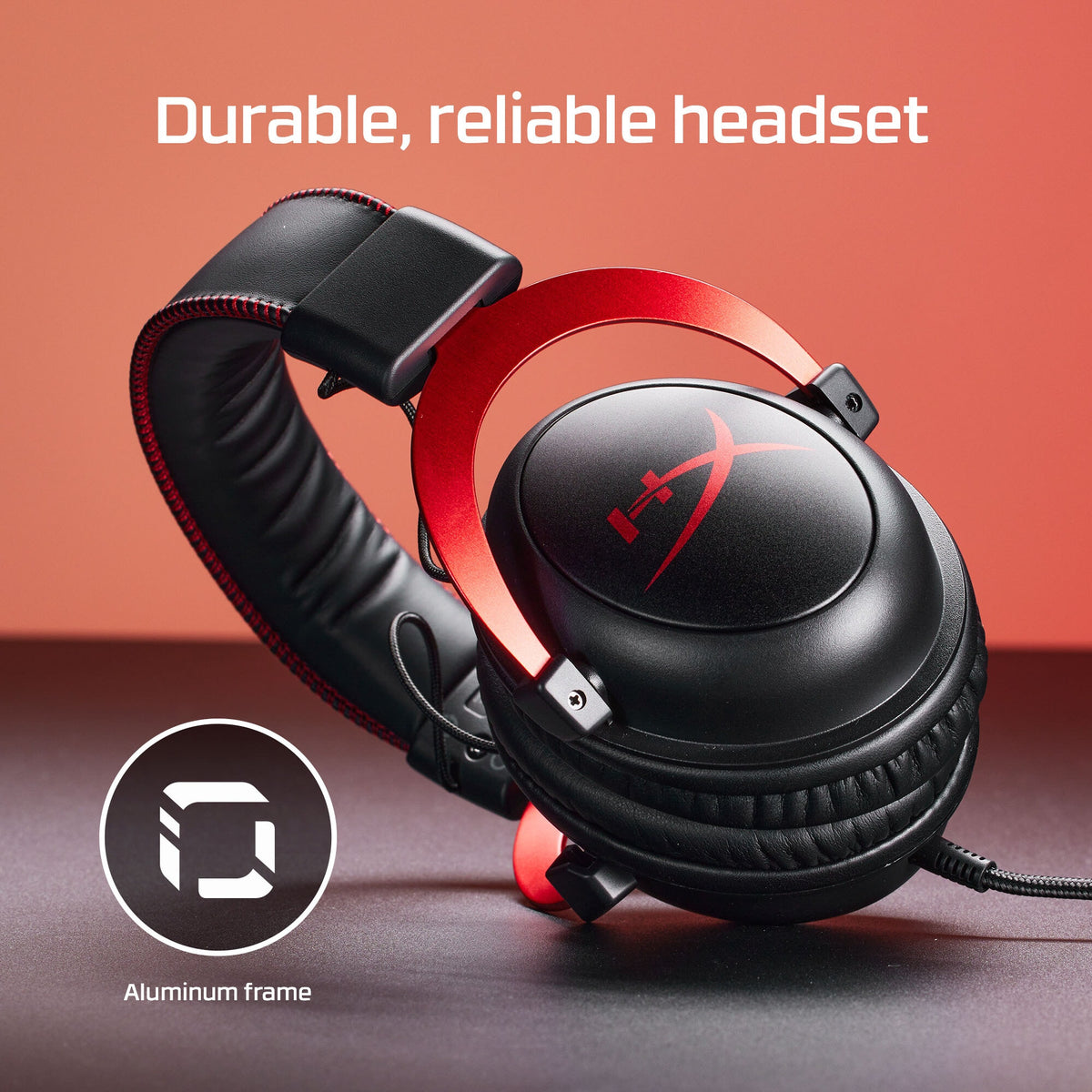 HyperX Cloud II - Wired Gaming Headset in Black / Red