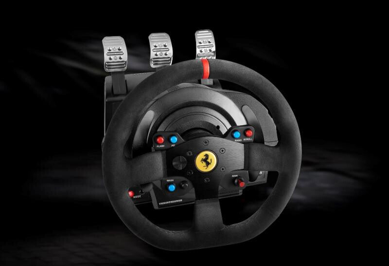 Thrustmaster T300 Ferrari &quot;Alcantara Edition&quot; - USB Wired Steering wheel + Pedals for PC / PS4 / PS3