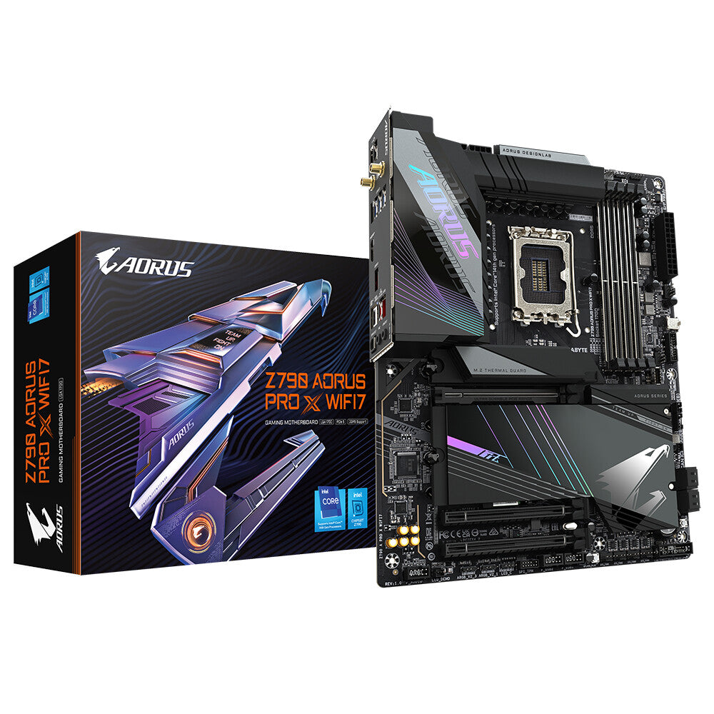 Gigabyte Z790 AORUS PRO X WIFI7 ATX motherboard - Intel Z790 LGA 1700