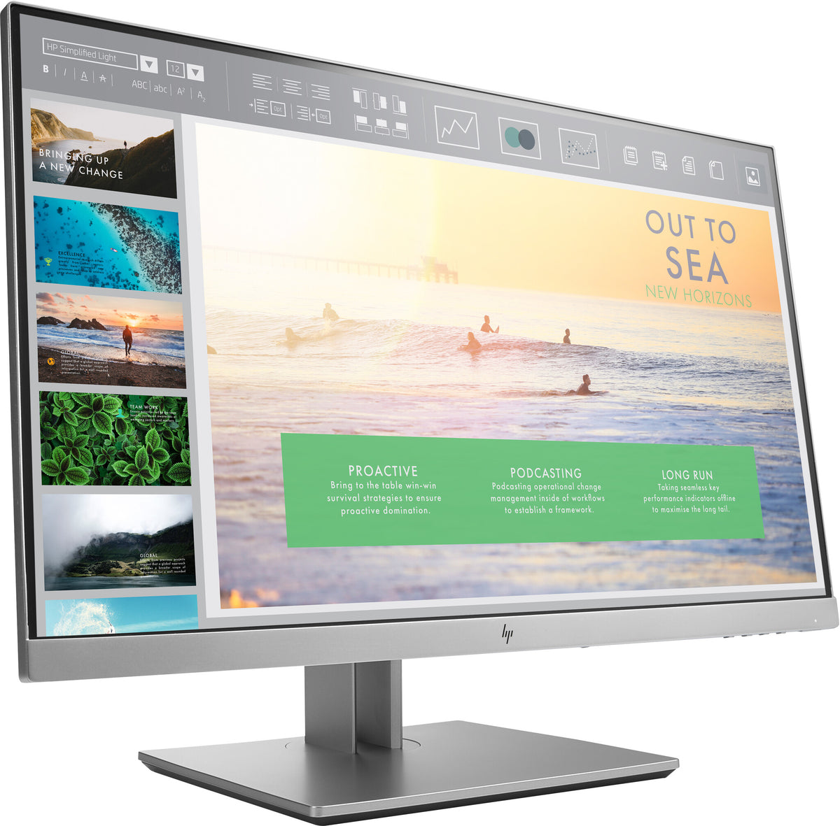 HP EliteDisplay E233 - 58.4 cm (23&quot;) - 1920 x 1080 pixels Full HD LED Monitor