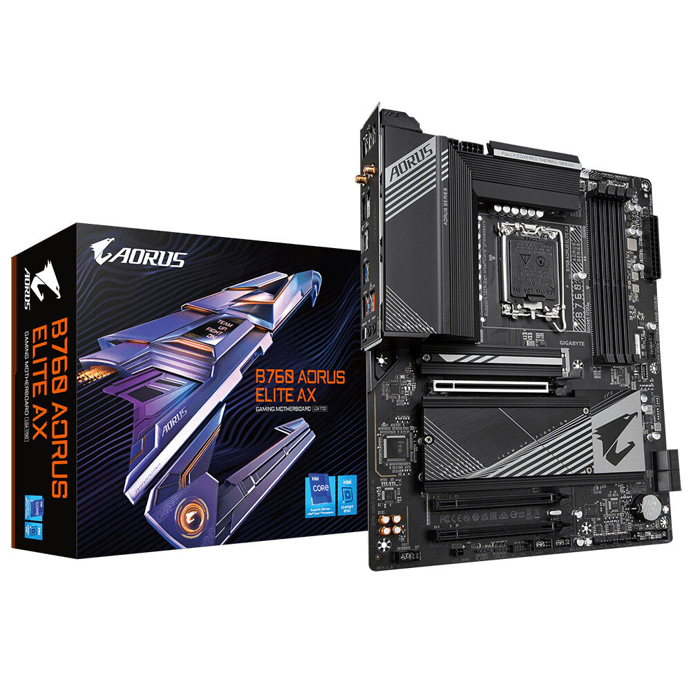 Gigabyte B760 AORUS ELITE AX (rev. 1.0) ATX motherboard - Intel B760 LGA 1700