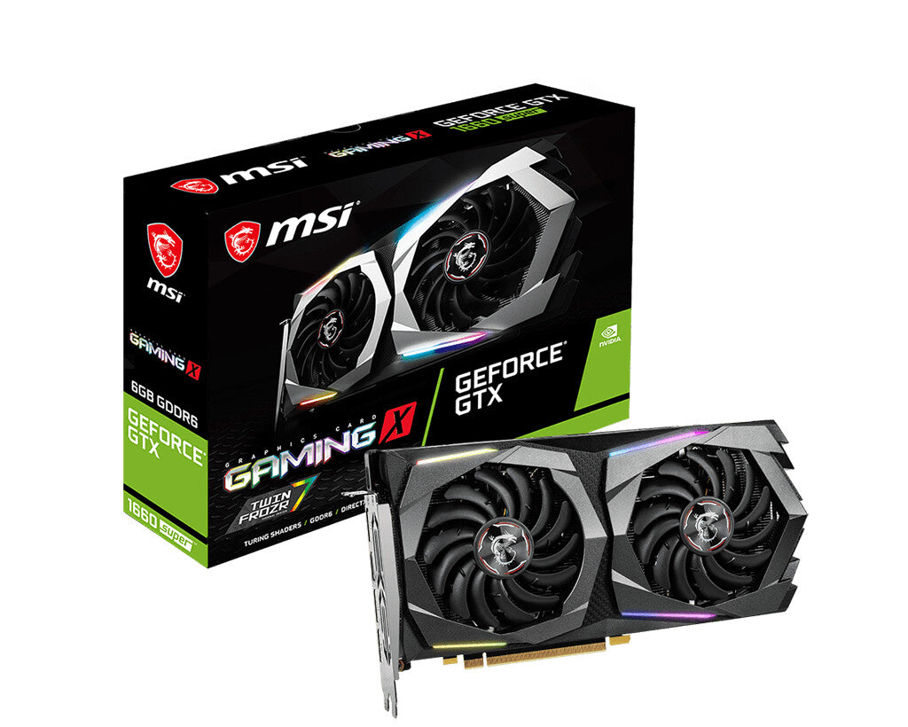 MSI GAMING X - NVIDIA 6 GB GDDR6 GeForce GTX 1660 SUPER graphics card