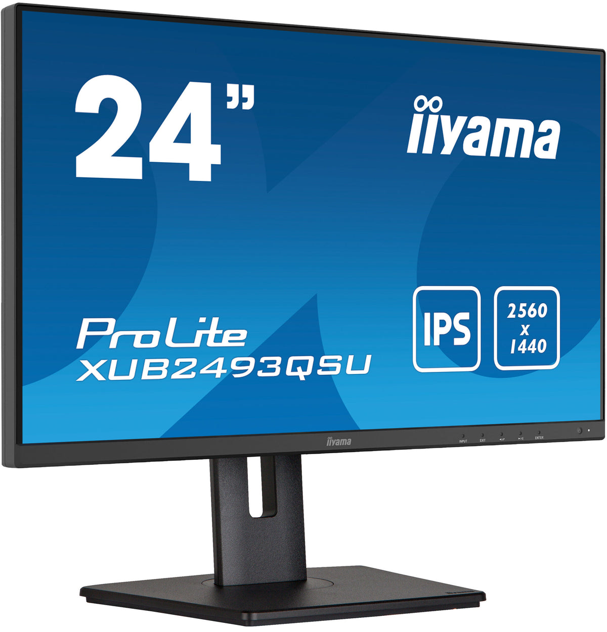 iiyama ProLite XUB2493QSU-B5 - 61 cm (24&quot;) - 2560 x 1440 pixels WQHD LED Monitor