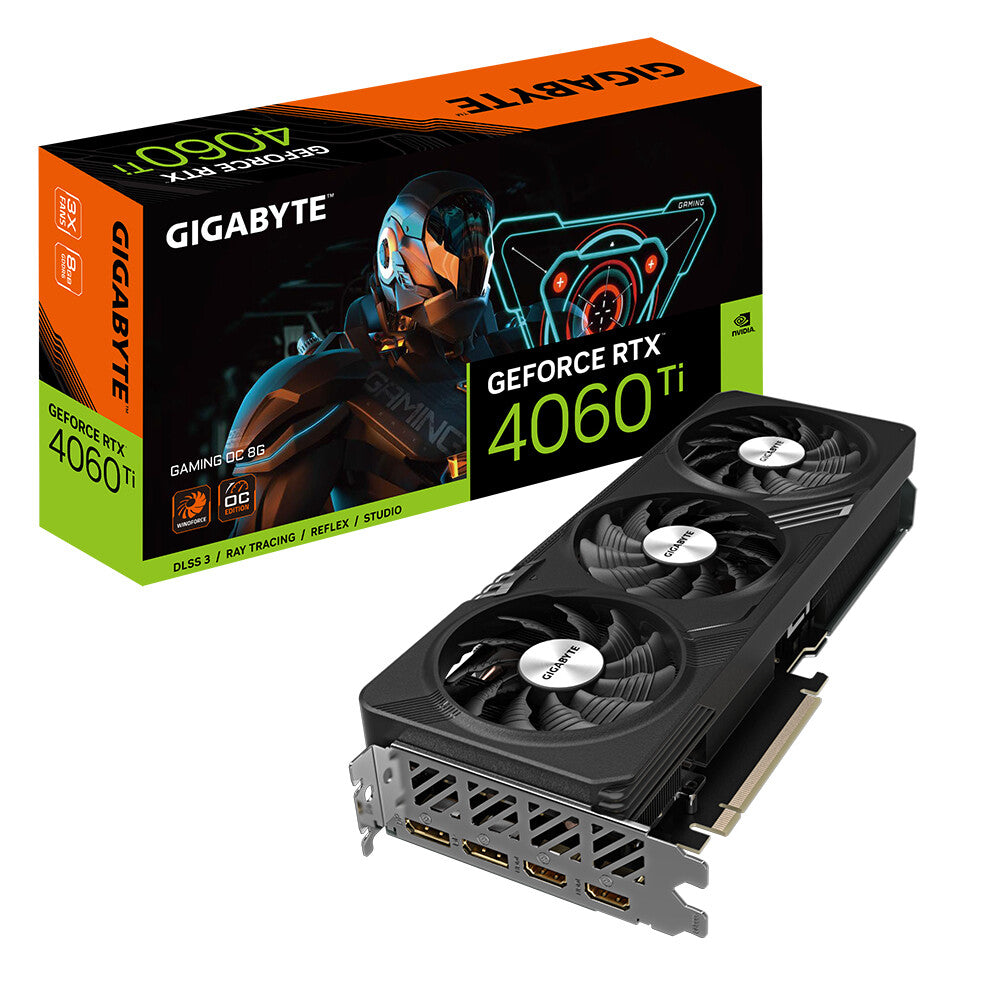 Gigabyte GAMING OC 8G - NVIDIA 8 GB GDDR6 GeForce RTX­­ 4060 Ti graphics card