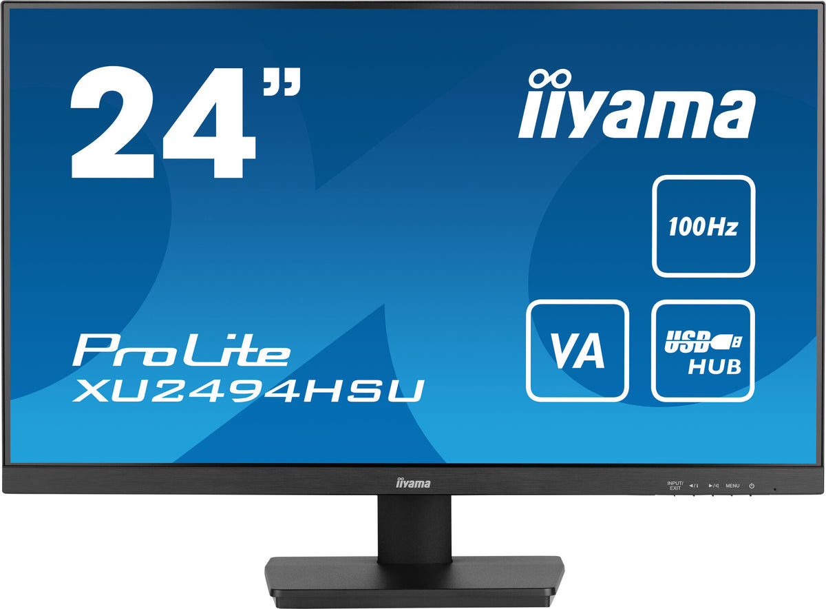 iiyama ProLite XU2494HSU-B6 - 60.5 cm (23.8&quot;) - 1920 x 1080 pixels FHD LED Monitor