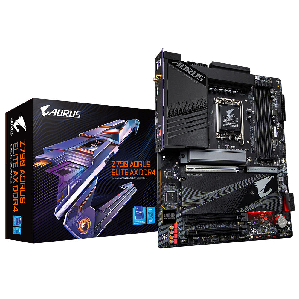 Gigabyte Z790 AORUS ELITE AX DDR4 ATX motherboard - Intel Z790 LGA 1700