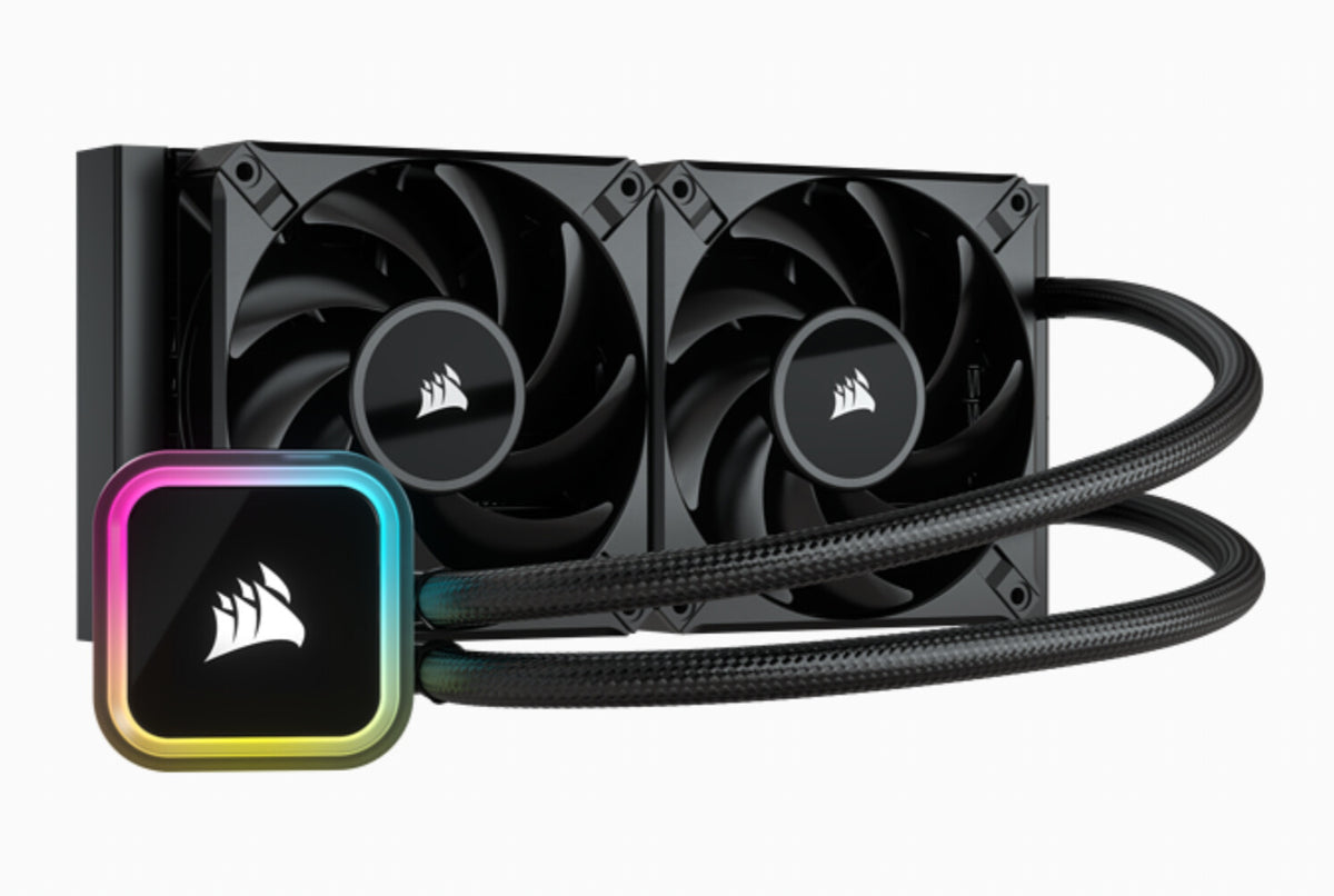 Corsair iCUE H100i RGB ELITE - All-in-one Liquid Processor Cooler in Black - 240mm