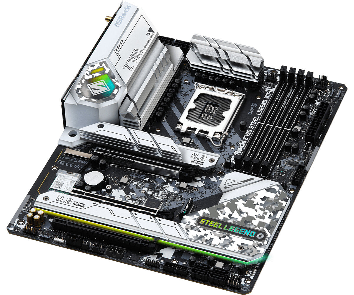 Asrock Z790 Steel Legend WiFi ATX motherboard - Intel Z790 LGA 1700