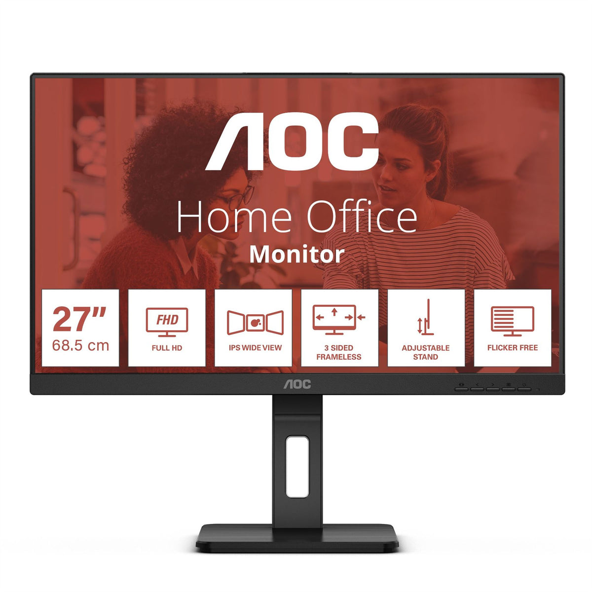 AOC E3 27E3QAF computer monitor 68.6 cm (27&quot;) 1920 x 1080 pixels Black