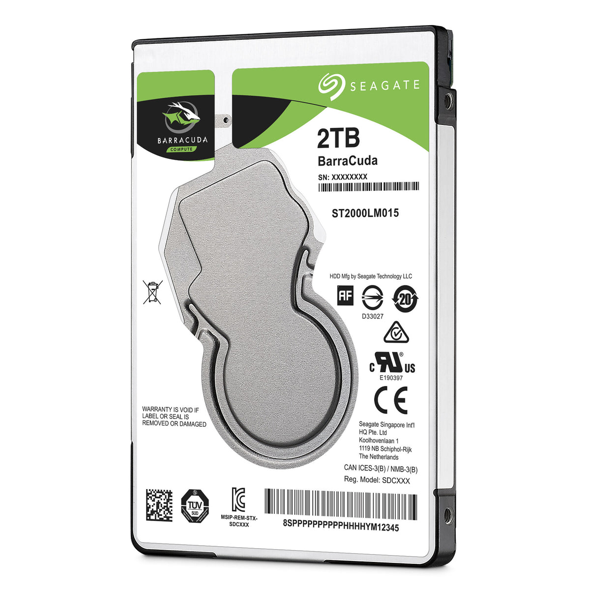 Seagate Barracuda - 5.4K RPM Serial ATA III 2.5&quot; HDD - 2 TB