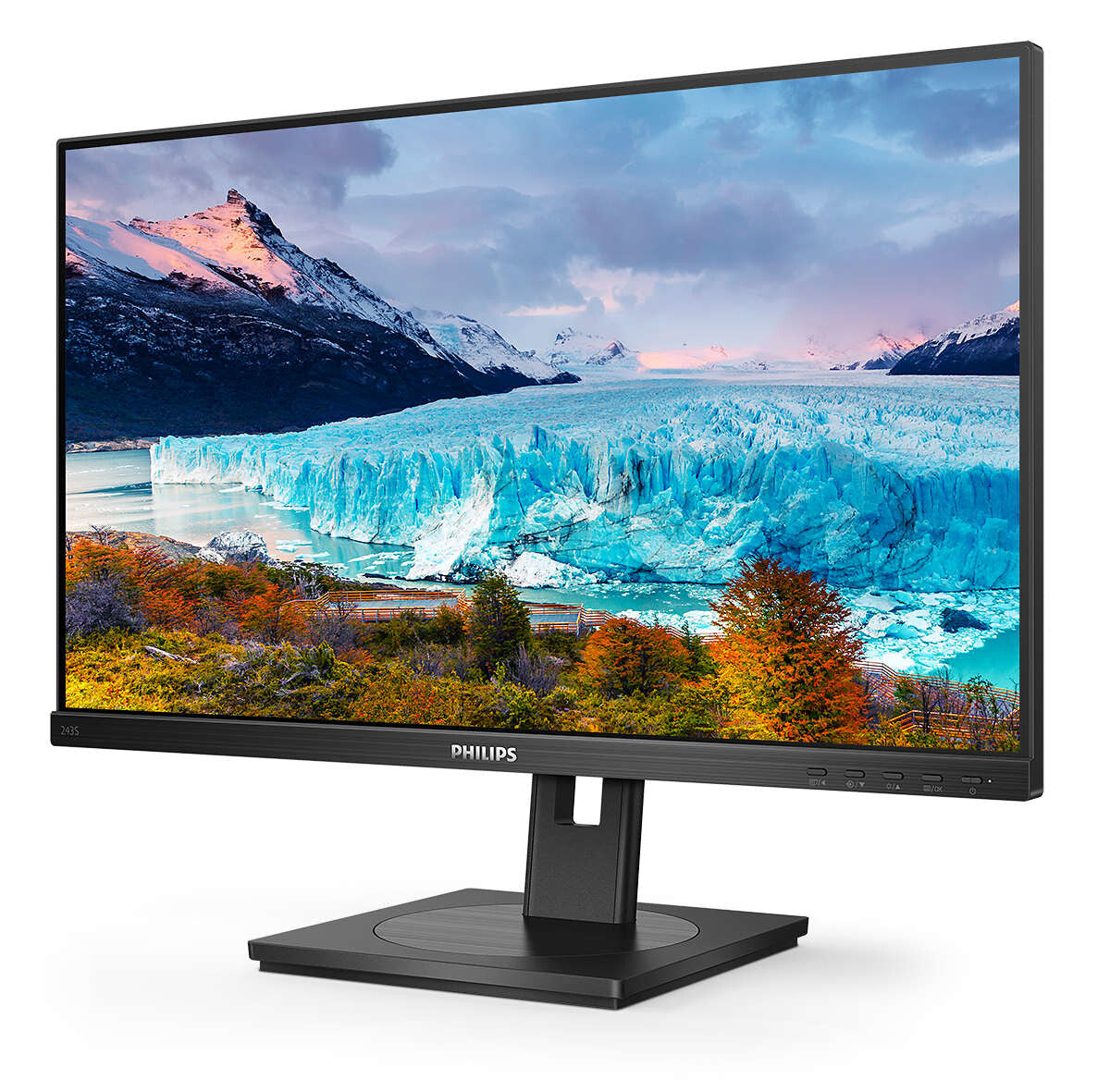 Philips S Line 243S1/00 computer monitor 60.5 cm (23.8&quot;) 1920 x 1080 pixels Full HD LCD Black