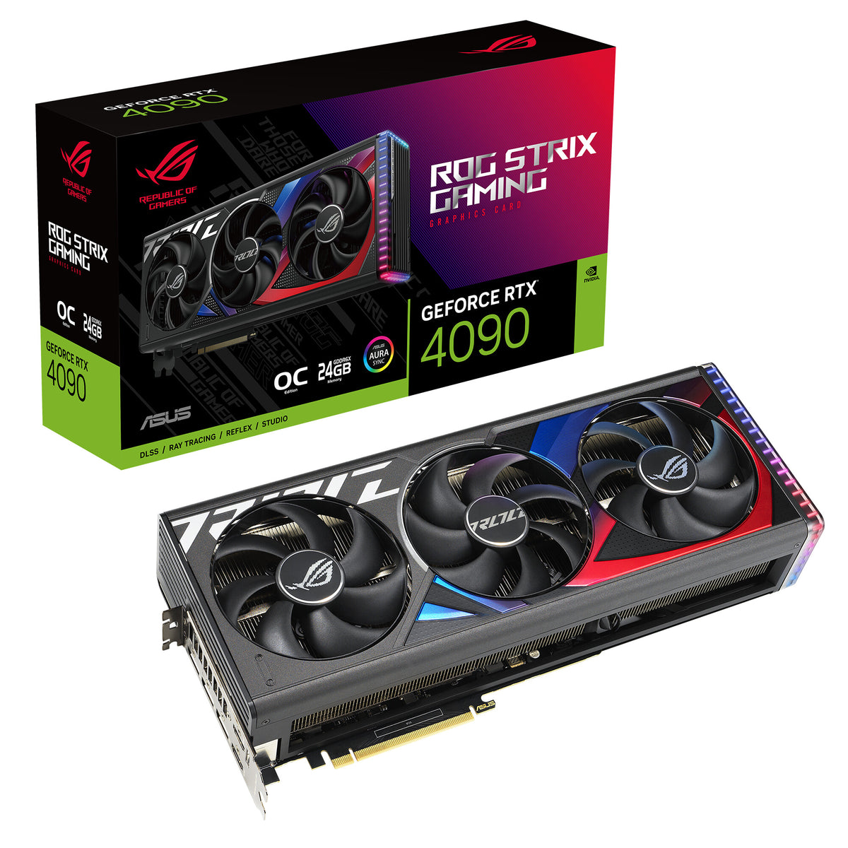 ASUS ROG STRIX GAMING - NVIDIA 24 GB GDDR6X GeForce RTX 4090 graphics card