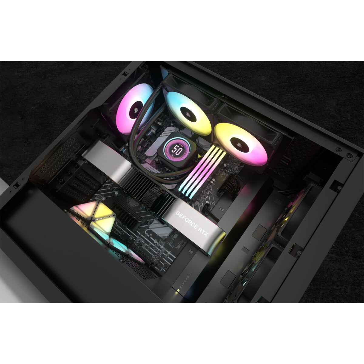 Corsair iCUE H100i ELITE - All-in-one Liquid Processor Cooler in Black - 240mm