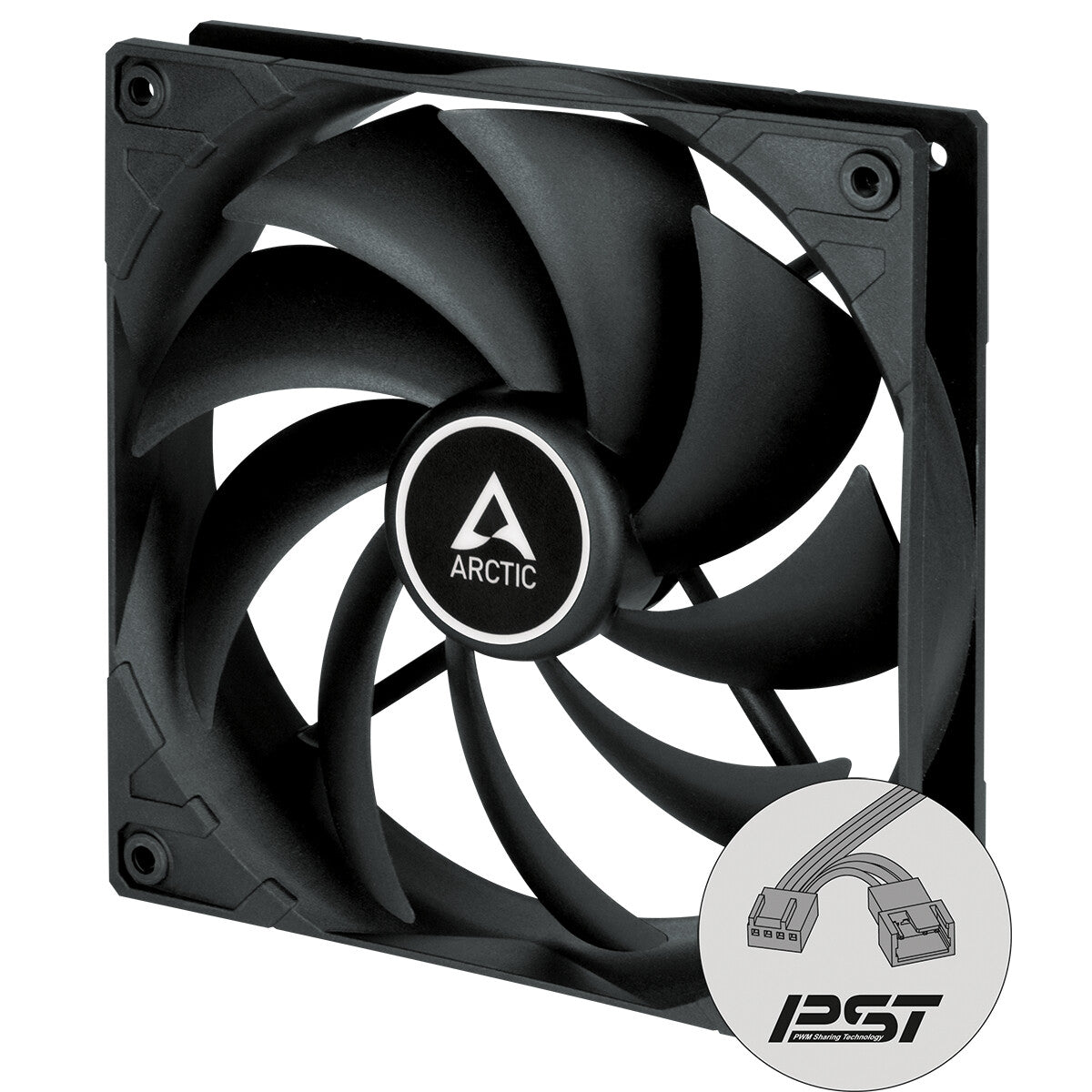 ARCTIC F14 PWM PST CO - Computer Case Fan in Black - 140mm