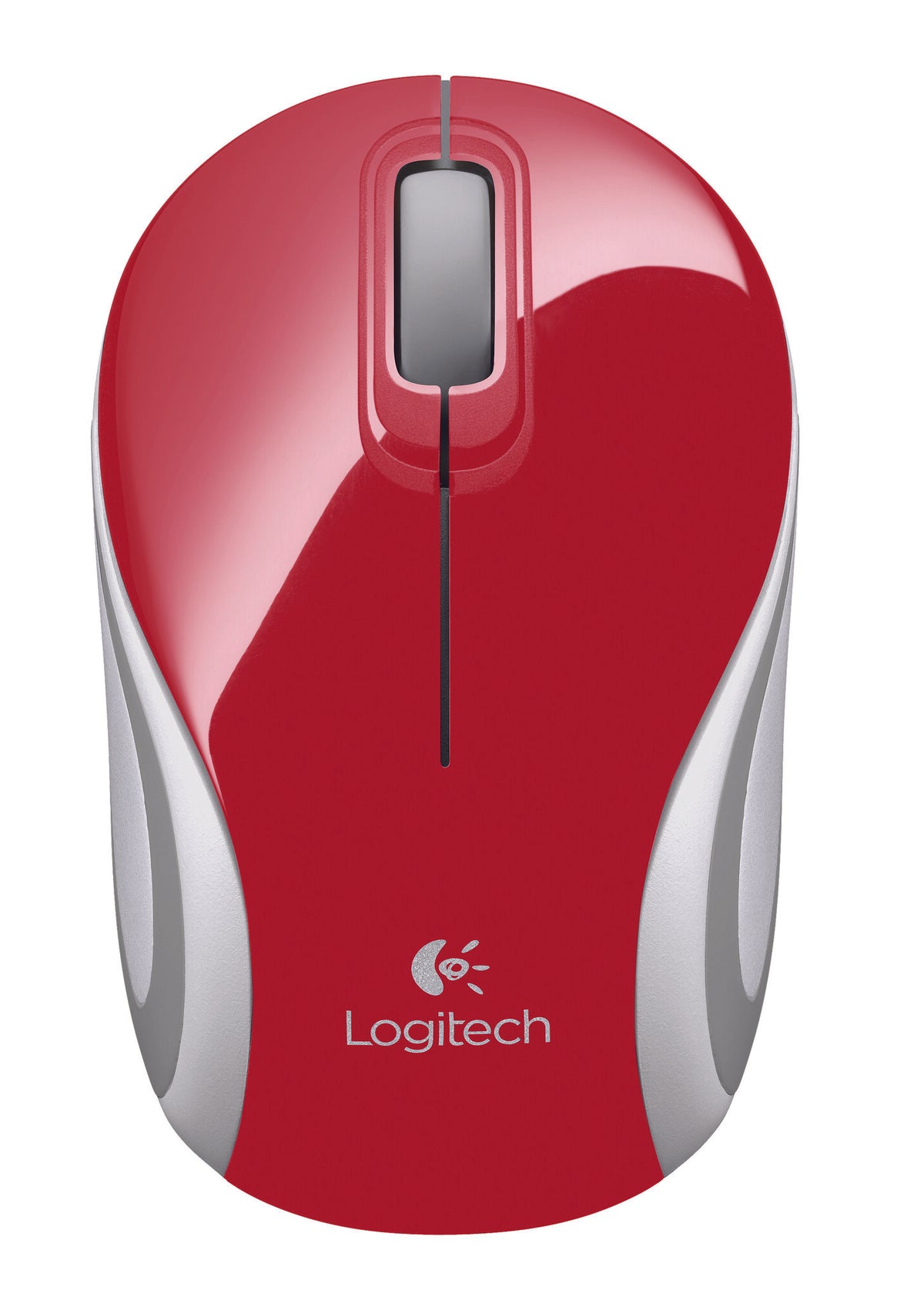 Logitech M187 - RF Wireless Mini Mouse in Red - 1,000 DPI