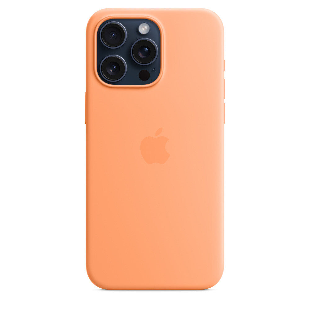 Apple mobile phone case with MagSafe for iPhone 15 Pro Max in Orange Sorbet