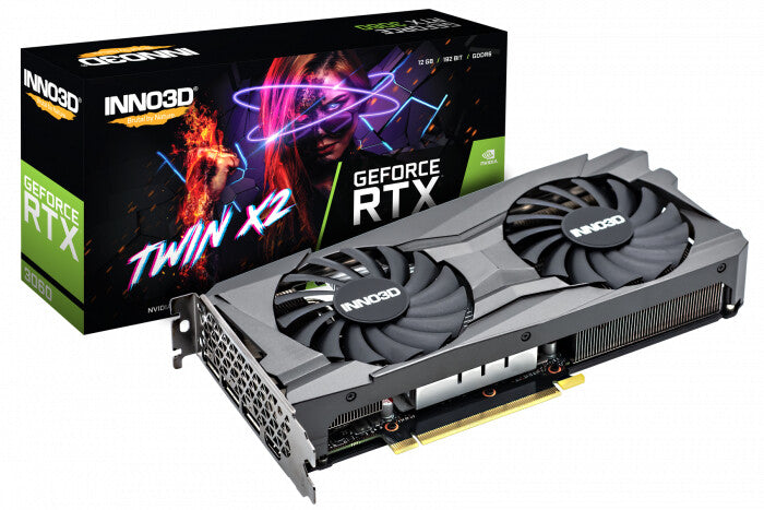 Inno3D TWIN X2 - NVIDIA 12 GB GDDR6 GeForce RTX 3060 graphics card