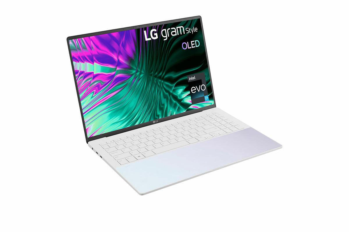 LG Gram Style Laptop - 40.6 cm (16&quot;) - Intel® Core™ i7-1360P - 32 GB LPDDR5-SDRAM - 2 TB SSD - Wi-Fi 6E - Windows 11 Home - Silver