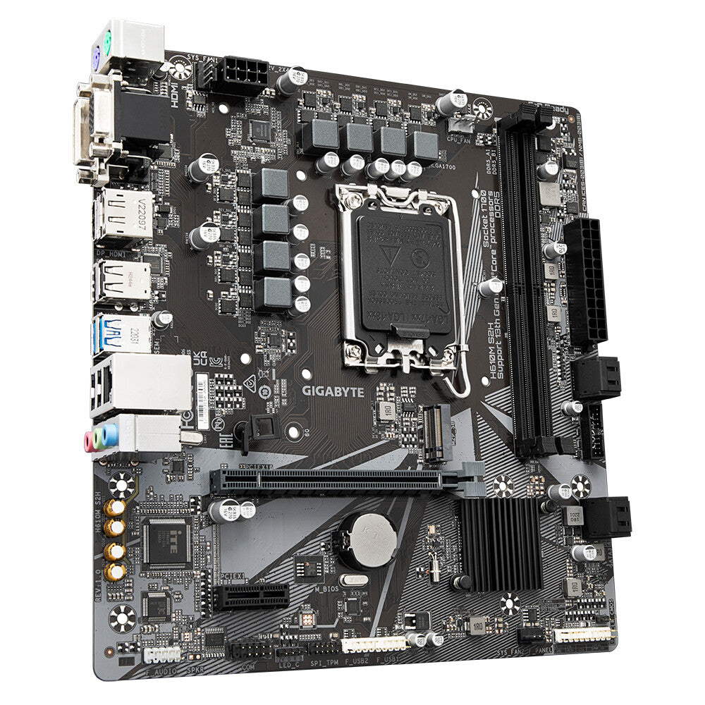 Gigabyte H610M S2H micro ATX motherboard - Intel H610 Express LGA 1700