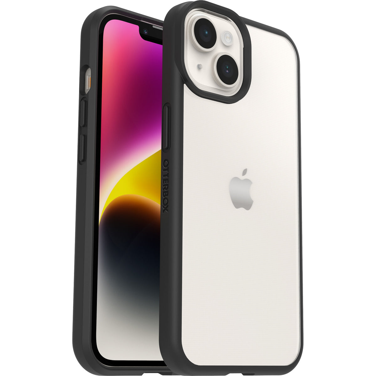 OtterBox React Case for iPhone 14 in Black Crystal - No Packaging