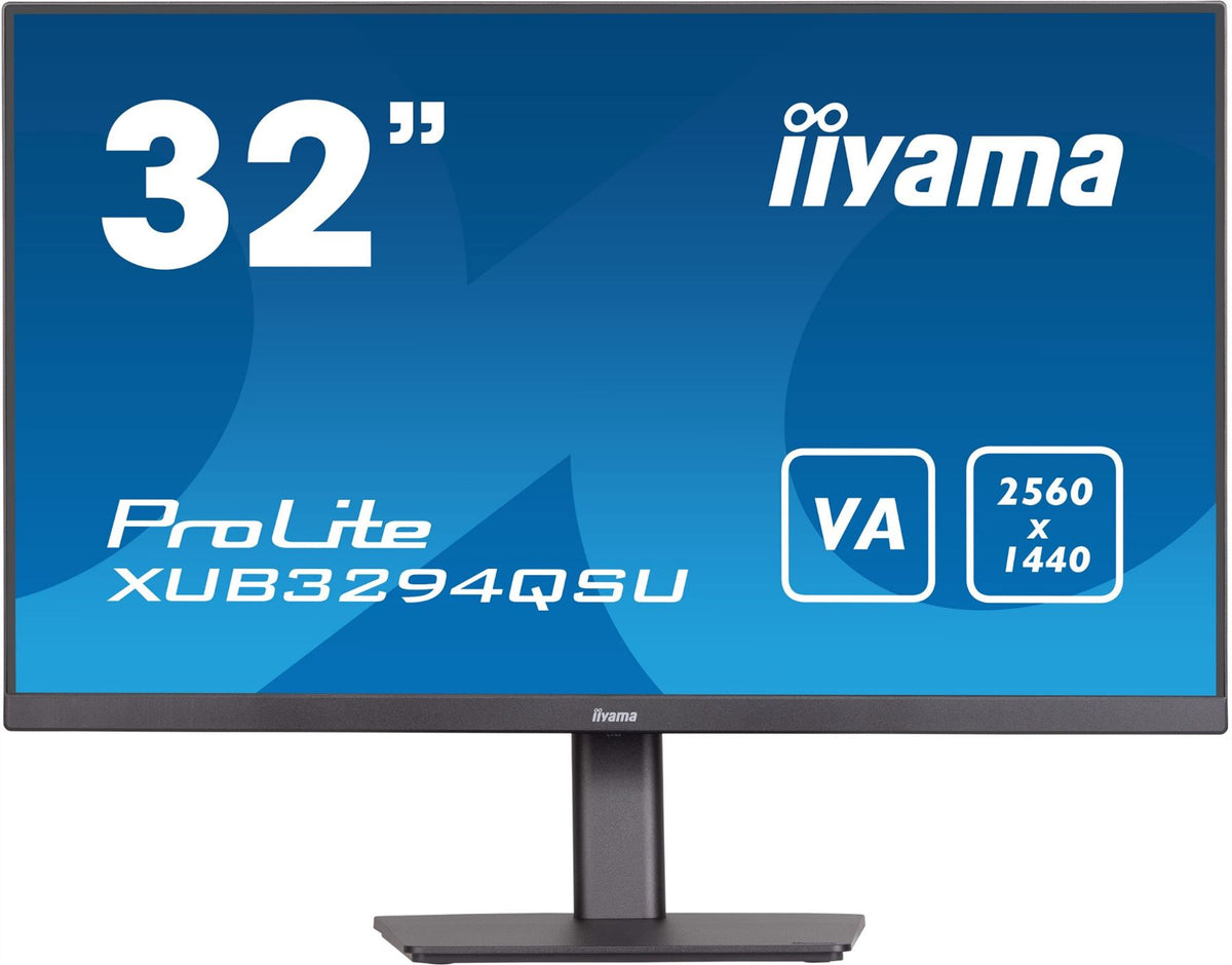 iiyama ProLite XUB3294QSU-B1 Computer Monitor 80 cm (31.5&quot;) 2560 x 1440 pixels Wide Quad HD LCD Black