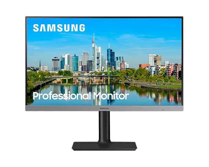 Samsung LF24T650FYR 61 cm (24&quot;) 1920 x 1080 pixels Full HD LED Black Monitor