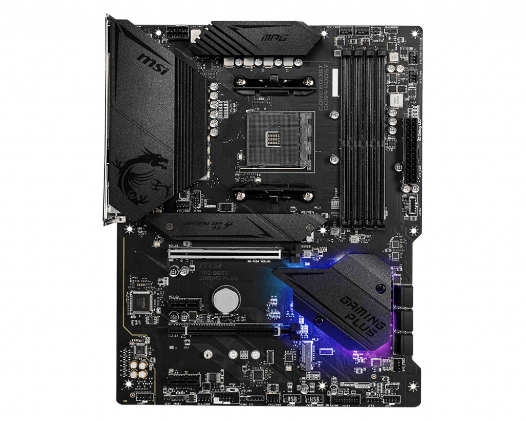 MSI MPG B550 Gaming Plus ATX motherboard - AMD B550 Socket AM4