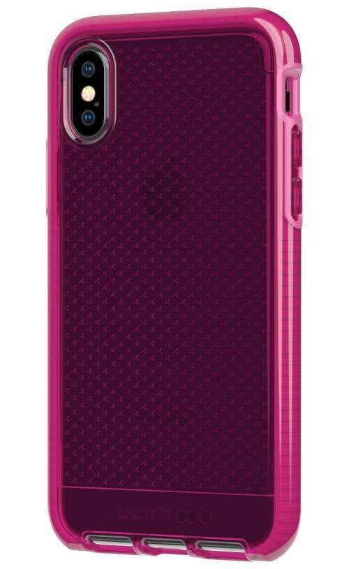 Tech21 Evo Check for iPhone X in Fuchsia