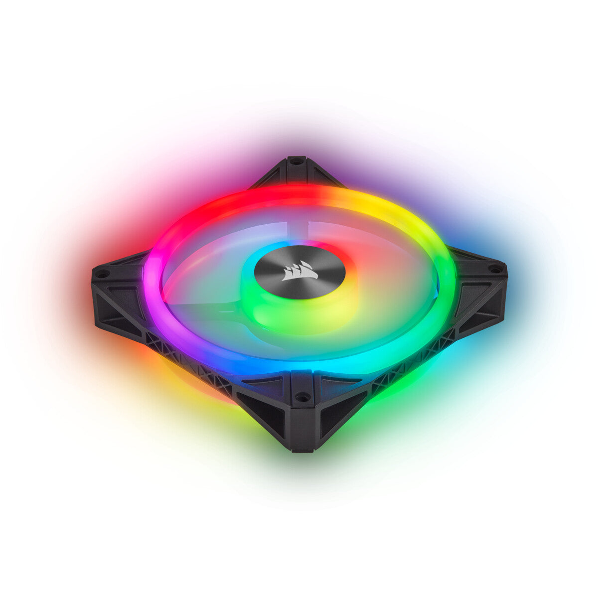 Corsair iCUE QL120 RGB - Computer Case Fan in Black / White - 120mm (Pack of 3)