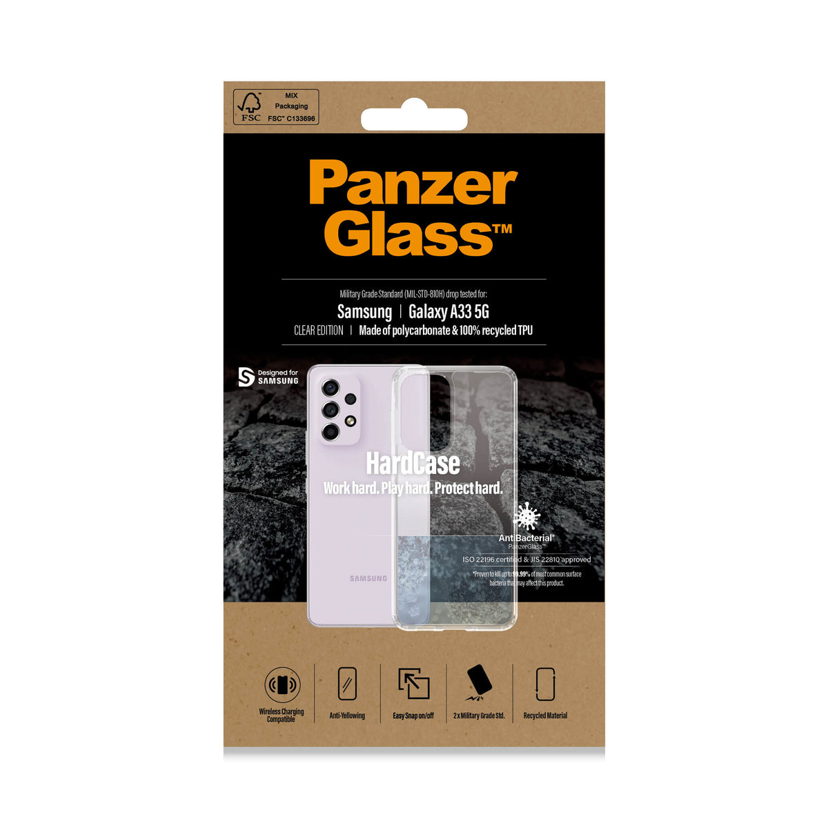 PanzerGlass ® HardCase for Galaxy A33 (5G) in Transparent