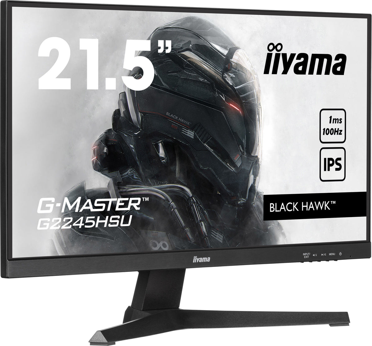 iiyama G-MASTER G2245HSU-B1 - 55.9 cm (22&quot;) - 1920 x 1080 pixels FHD LED Monitor