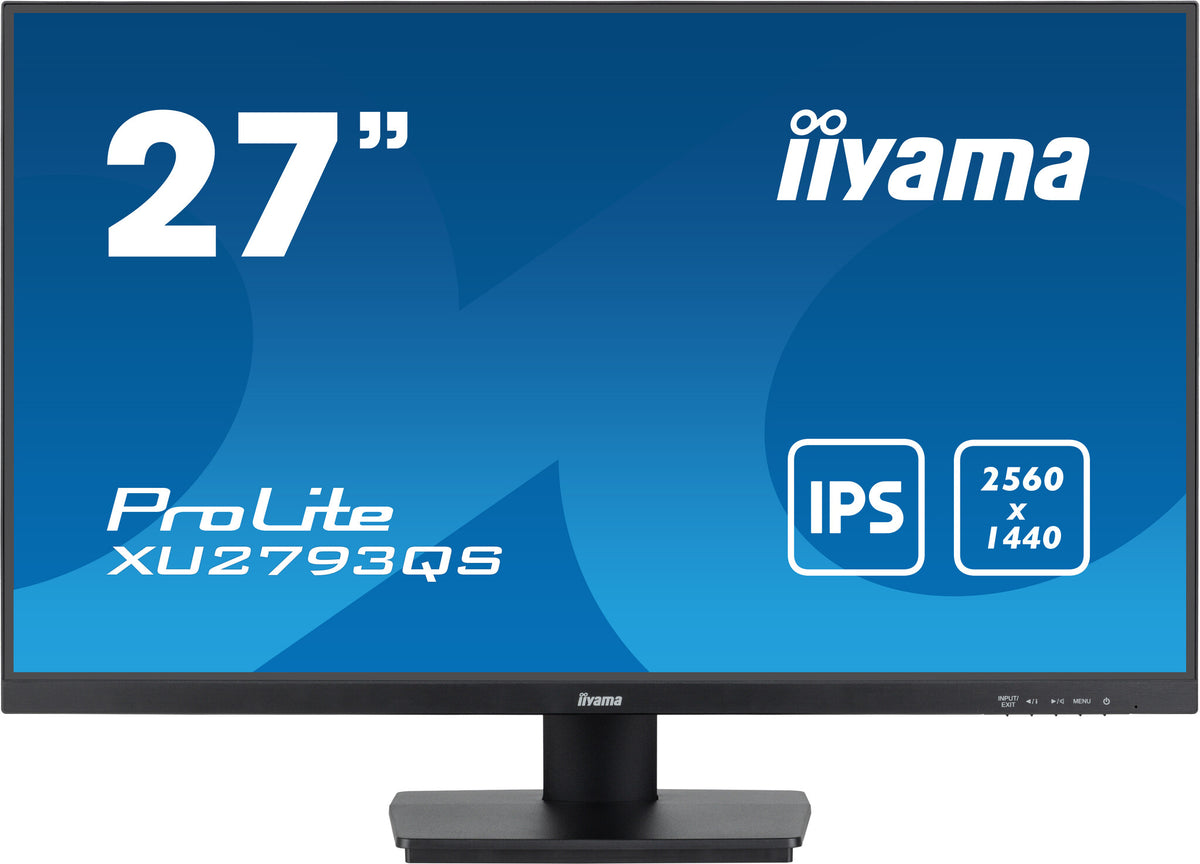 iiyama ProLite XU2793QS-B6 - 68.6 cm (27&quot;) - 2560 x 1440 pixels 2K Ultra HD LED Monitor