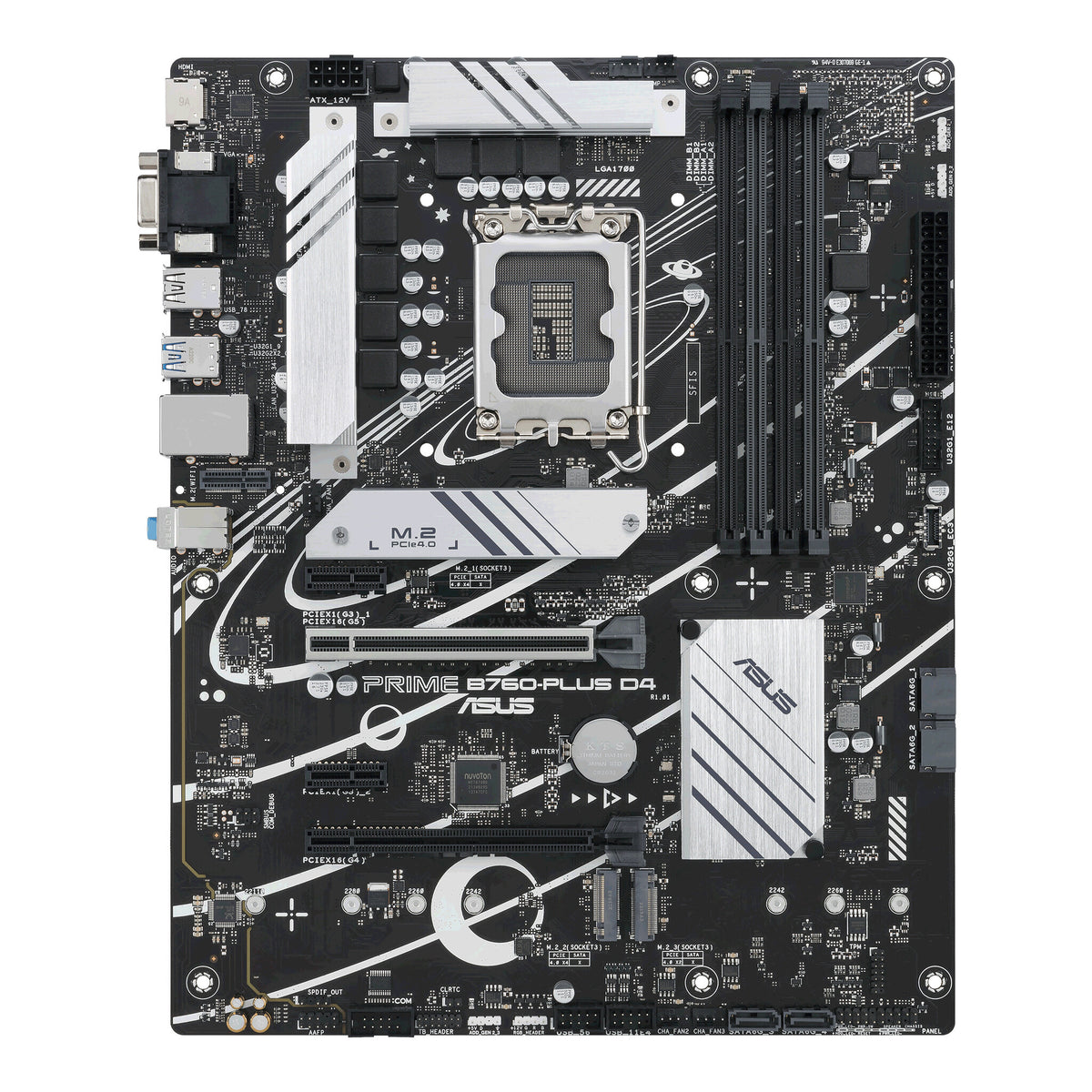 ASUS PRIME B760-PLUS D4 ATX motherboard - Intel B760 LGA 1700