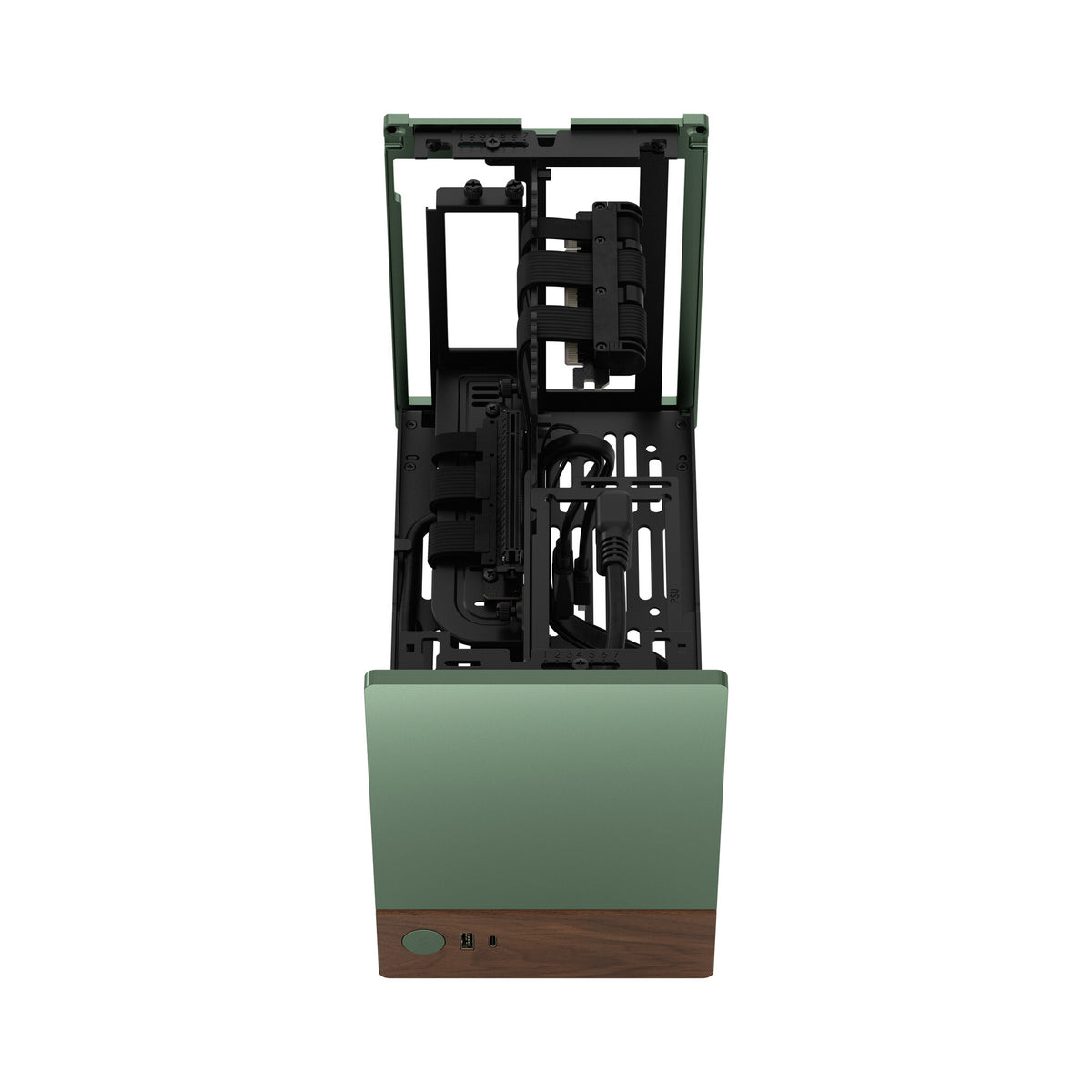 Fractal Design Terra - Mini ITX Desktop Case in Green